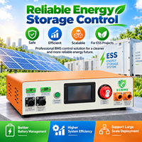 Kit DIY BMS Haute Tension ECBMS Maître-Esclave 500A 600A 224S 256S 1000V NMC 16S-256S avec Écran LCD et Boîtier de Contrôle BMS Haute Tension