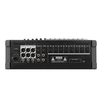 Console de mixage audio professionnelle XTUGA TFB12, 12 canaux, console de mixage professionnelle, console de mixage audio DJ, contrôleur de mixage DJ