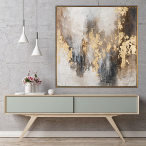 <span class=keywords><strong>D</strong></span>écoration en feuille <span class=keywords><strong>d</strong></span>'or, <span class=keywords><strong>art</strong></span> mural abstrait sur toile, peinture à l'huile, grande œuvre <span class=keywords><strong>d</strong></span>'<span class=keywords><strong>art</strong></span> murale, peinture à la main sur toile, œuvre <span class=keywords><strong>d</strong></span>'<span class=keywords><strong>art</strong></span> pour la <span class=keywords><strong>d</strong></span>écoration de la maison - Product Image 2