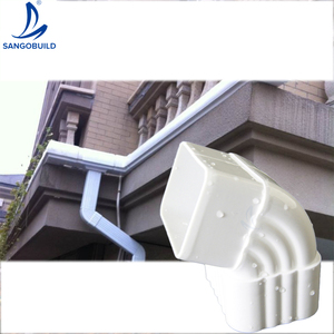 High Quality PVC Rain <strong>Gutter</strong> for Roof <strong>Drain</strong>, 5.2inch and 7inch Big Volume <strong>Plastic</strong> Rectangular Rain Water Collector - Product Image 3