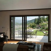 Portes coulissantes pour des chambres d'hôtel plus silencieuses avec verre trempé double vitrage insonorisé dans un cadre en alliage d'aluminium