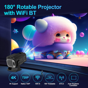 โปรเจคเตอร์พกพา HY320 Mini Android 11 ความละเอียด Native 720P 300ANSI รองรับ Wifi6 คู่ BT5.0 ใช้หลอดไฟ LED - Product Image 3