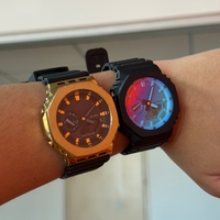 LP09 Montre à quartz tendance pour femme, collier, bracelet, bague, chaîne en acier inoxydable, cadran en verre, boucles d'oreilles en alliage, ensemble