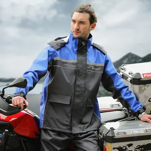 Motorcycle Factory Price Custom Rain Coat Wear Suit Reflective Motorcycle Rainwear Raincoat