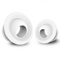 Diffuseur d'air à buse sphérique réglable en plastique ABS pour la ventilation moderne, sortie de ventilation HVAC