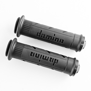 Poignées de guidon de moto Qiangye en caoutchouc noir, antidérapantes, absorbant les chocs, résistantes à l'usure, protection du guidon - Product Image 4