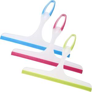 Bathroom <b>Mirror</b> Squeegee Glass Magnetic Car <b>Plastic</b> Scraper Machine Tool Liquid Glazing Sided Window Cleaner - Product Image 1