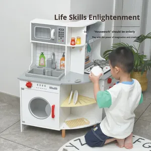 2025 gros nouveau gros jouets <span class=keywords><strong>en</strong></span> <span class=keywords><strong>bois</strong></span> enfant bébé enfants <span class=keywords><strong>cuisine</strong></span> semblant jouer ensemble <span class=keywords><strong>bois</strong></span> jouet <span class=keywords><strong>pour</strong></span> filles garçon enfants maison <span class=keywords><strong>cuisine</strong></span> - Product Image 4