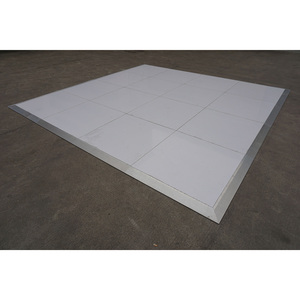Portable dance floor glossy white event flooring for luxury events - Product Image 3