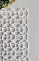 Conception de lumière de thème de Noël en PVC bricolage boîte-cadeau de renne des neiges décoration de Noël tapis ignifuge maille filet en PVC