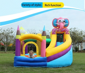 Lâu Đài Nhảy Khô Hoặc Ướt Khổng Lồ Bằng PVC Ngoài Trời Cho Trẻ Em Nhà Bật Nảy Khí Ga Nhún Nhảy Nước Bơm Hơi Có Cầu Trượt Và Hồ Bơi - Product Image 6