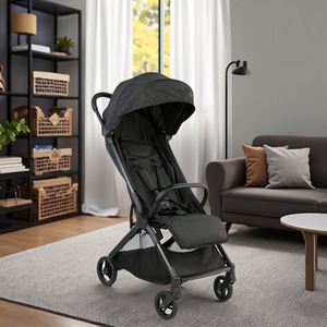 Poussette de luxe pliable facilement, légère, à cinq points d'ancrage, idéale pour les voyages en avion, pour nouveau-nés - Product Image 4