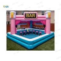Tente de bar gonflable d'extérieur avec sièges pour adultes - Taille et couleur personnalisables pour les fêtes