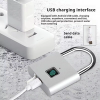 Serrure intelligente biométrique extérieure à empreintes digitales pour hôtel, cadenas électronique intelligent pour bagages, cadenas intelligent à empreintes digitales