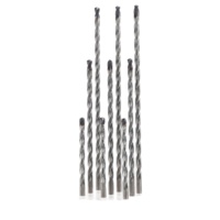 Forets à trous profonds en carbure longs, directement de l'usine, pour acier inoxydable, utilisation sur machine CNC avec refroidissement interne, 8 mm