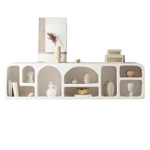 Mueble de Almacenamiento Blanco Minimalista Moderno de 1600x400x500mm, Estante Divisorio para Sala de Estar, para Organización del Hogar - Product Image 5