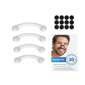 Strip hidung yang dapat digunakan kembali untuk pernapasan strip hidung khusus isi ulang magnetik bernapas plester yang kanan strip hidung untuk mendengkur - Product Image 1