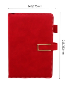 Wholesale Customized Metal Buckle Pu Leather Notebook Diary Notebook Customizable Pu Leather <b>A5</b> Notebook - Product Image 6