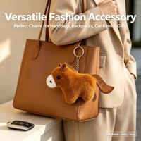 Porte-clés en peluche cheval en fausse fourrure douce, breloque mignonne pour sac, prix de jeu d'arcade, vente directe, livraison rapide, achetez maintenant