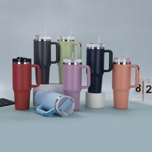 Pour <span class=keywords><strong>Stanley</strong></span> deuxième génération 40oz tasse thermos en acier inoxydable avec poignée paille cadeau d'affaires vide froid Performance tasse à glace - Product Image 5