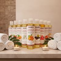 Minyak Kelapa Private Label 200ml Grade Kosmetik, Minyak Pembawa untuk Wajah, Tubuh, Rambut, Pijat, OEM, Grosir, Pasokan Massal