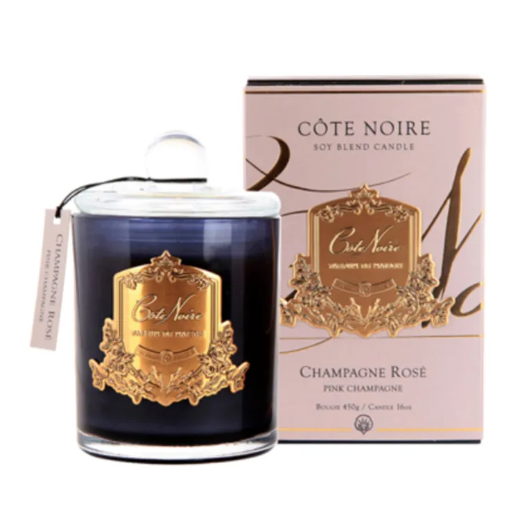 Champagne rose scented Wholesale Christmas High Quality luxury Scented Yankee Soy Wax Candles