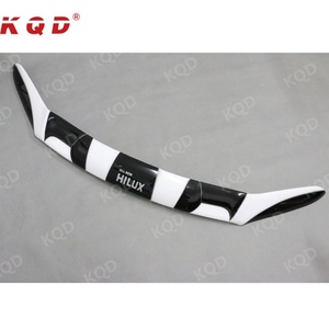 Accesorios para el Sistema de Carrocería Automotriz, Diseño Moderno, Material ABS Negro, Estilo de Lujo, Protector de Capó, Placa Protectora Delantera - Product Image 4