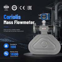 DN8 to DN40 Ex d IIC T6 316L SS RS485 HART 0.1% High Accuracy Ultra-Low Flow Measurement A-Tube Coriolis Mass Flowmeter