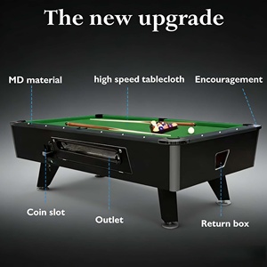 Table <span class=keywords><strong>de</strong></span> <span class=keywords><strong>billard</strong></span> commerciale à monnayeur <span class=keywords><strong>de</strong></span> 7 et 8 pieds avec système <span class=keywords><strong>de</strong></span> retour automatique <span class=keywords><strong>de</strong></span> balles, faible MOQ - Product Image 6