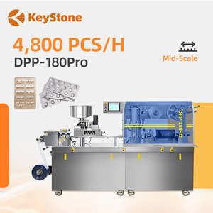 Máquina Empacadora de Cápsulas Automática de Alta Velocidad DPP 180pro, 4800 Placas/h, Máquina de Envasado de Blíster para Tabletas - Product Image 1