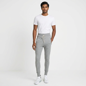 Pantalones Deportivos para Hombre, Pantalones Casuales de Algodón Ajustados, Transpirables, con Color Sólido, en Oferta - Product Image 1