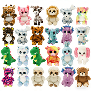 Surtido de peluches de animales de zoológico personalizados, paquete a granel de peluches pequeños, lindos peluches de ojos grandes - Product Image 5