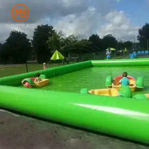 PVC大充气游泳池户外水上游乐设备陆地巨型儿童充气游泳池