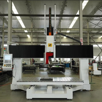 Centro de Mecanizado CNC de 5 Ejes para Moldes de Espuma EPS y Madera, Centro de Mecanizado CNC de 5 Ejes Grande para Moldes de Barcos