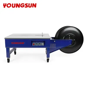 Machine de cerclage de faisceau de cercleuse de ceinture YOUNGSUN PP YS-A2L machine d'emballage de cerclage de carton de boîte de Double moteur semi-automatique