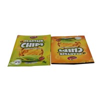 Bolsa OPP Personalizable de 70g con Sellado Trasero, Resistente a la Humedad, Impresa en Huecograbado, para Empaque de Rodajas de Plátano