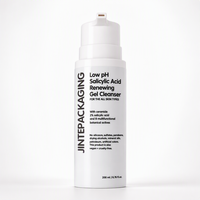 Flacons pompe sans air en plastique brillant pour cosmétiques, vides, 150 ml, 200 ml, 250 ml, 8 oz, pour lotion corporelle et crème corporelle