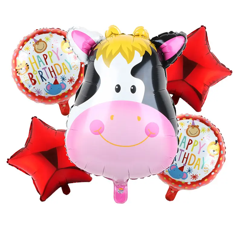 Balloon Customization From Designs Cartoon Animal Decoration Party Supplies Hot Sell Foil Helium Balloon