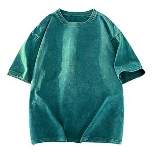 Artisanat vintage en batik, artisanat lavé et vieilli, t-shirts imprimés surdimensionnés en gros, t-shirts à motifs personnalisés, t-shirts avec logo. - Product Image 5