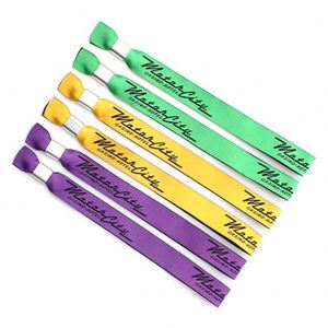 Pulsera Ajustable de Poliéster con Tela Personalizable para Conciertos, Sublimación Promocional, Pulseras Personalizables - Product Image 4