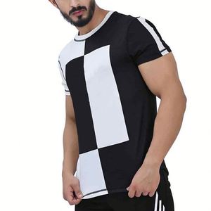 T-shirt pour homme de haute qualité, séchage rapide, en jersey microfibre, manches courtes, imprimé, motif uni, prix bas sur High Street - Product Image 5