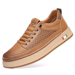 รองเท้าโลฟเฟอร์หนังผู้ชาย ระบายอากาศได้ดี พื้นยาง รองเท้าลำลอง ผลิตที่เวินโจว - Product Image 5