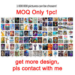 Poster di tela ad acquerello 30x40cm, dipinto a mano, dipinto a mano, con stelle astratte, Meian nuovo di zecca - Product Image 4