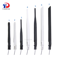 Enrutador externo Antena WiFi Omni 5dBi MHF4 Ufl Pato de goma pelado Antena WiFi de 2,4 GHz
