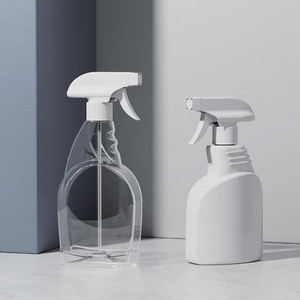 Venta caliente personalizado 100Ml 250Ml 300Ml 500Ml botella de niebla corporal botella de spray de plástico blanco transparente con tapa de boquilla - Product Image 3