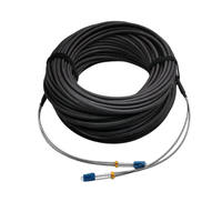 Câble optique assemblé DLC/UPC vers DLC/UPC monomode 2 fibres GYFJH-2G.657A2 blindé LSZH 70m