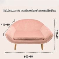 Canapé-lit pour animaux de compagnie moderne et minimaliste, imperméable, résistant aux poils, en similicuir, amovible et confortable, éponge universelle pour chats et chiens