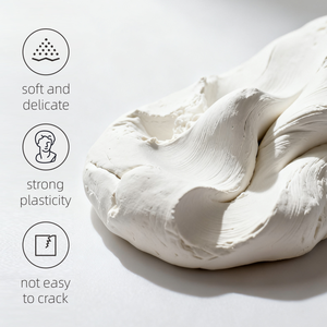 500g <span class=keywords><strong>d</strong></span>'<span class=keywords><strong>argile</strong></span> à modeler auto-durcissante, non toxique, de haute qualité, blanche, 1,1 lb, <span class=keywords><strong>pour</strong></span> les projets artistiques et <span class=keywords><strong>la</strong></span> sculpture des enfants - Product Image 5