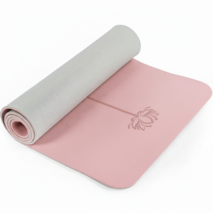 เสื่อโยคะ TPE สองชั้นแบบพรีเมี่ยมเป็นมิตรกับสิ่งแวดล้อมและป้องกันการลื่น - Product Image 1