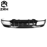 Kit de diffuseur de pare-chocs arrière en fibre de carbone pour diffuseur arrière de style Mercedes Benz C63 W205 FD
